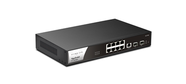 Layer 2+ Managed Switch με 8 θύρες Gigabit Ethernet και 2 x SFP. Υποστήριξη προηγμένων λειτουργιών Layer 3, DHCP Server και VLAN Routing.
