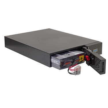 Online tower/rack UPS με οθόνη LCD βαθμό απόδοσης >94% για φορτία 3000VA/3000W με RS232-USB-EPO-Remote On/OFF, 1xcommunication slot,1 mini-terminal block για Output relay, IEC outlets, με HotSwap MBP