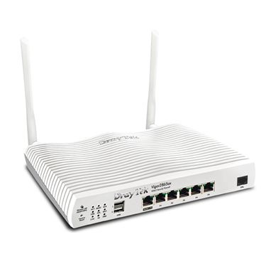 Ασύρματος 802.11ax Dual WAN ADSL2+ / VDSL2 35b Super Vectoring modem/router με Gigabit Switch 6 θυρών και 32 κανάλια VPN.